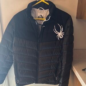 Spyder Men's Black Puffer Jacket